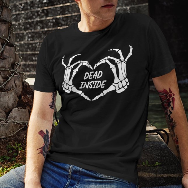 T-shirt Mort à l'intérieur des mains de squelette (Créateur téléchargé)