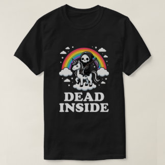 T-shirt Mort à l'intérieur Licorne