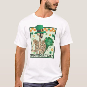 T-shirt Mort À L'Intérieur Mais Lucky St patrick