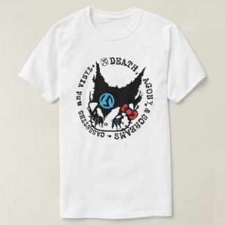 T-shirt Mort, agonie et cris cassettes et vinyles 