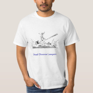 T-shirt mort d'avocat spécialisé en divorce de