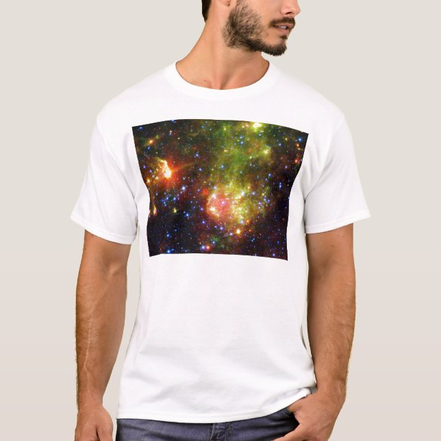 T-shirt Mort de Dusty de l'étoile massive NASA (Devant)