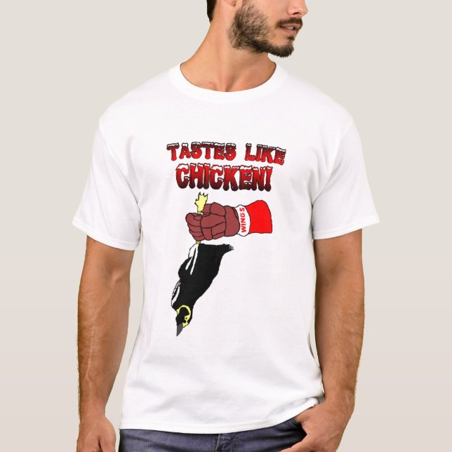 T-shirt mort de pingouin de Detroit (Devant)
