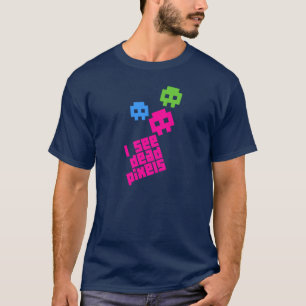 T-shirt mort de pixels