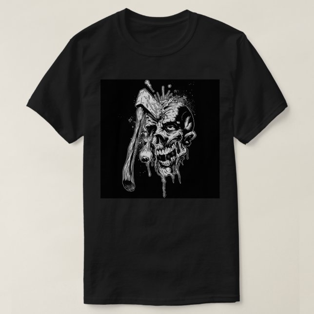 T-shirt mort de zombie (Design devant)