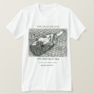 T-shirt mort d'oeil avec Vannak dans une bouteille