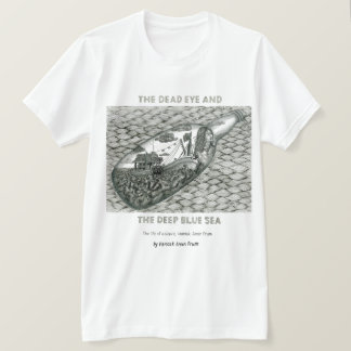 T-shirt mort d'oeil avec Vannak dans une bouteille