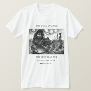 T-shirt mort d'oeil avec Vannak tenant un grand