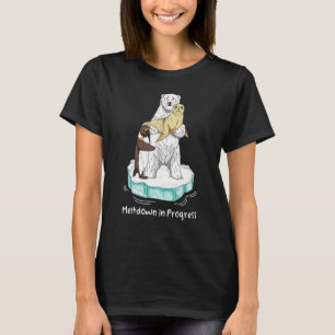 T-shirt Mort en cours Réchauffement climatique Bear Climat
