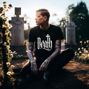 T-shirt Mort gothique