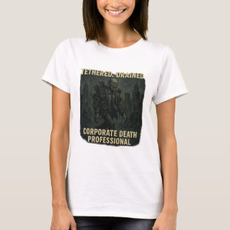T-shirt Mort Professionnelle Zombie de Bureau de l'Entrepr