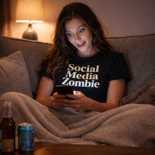 T-shirt Mort-vivant des médias sociaux