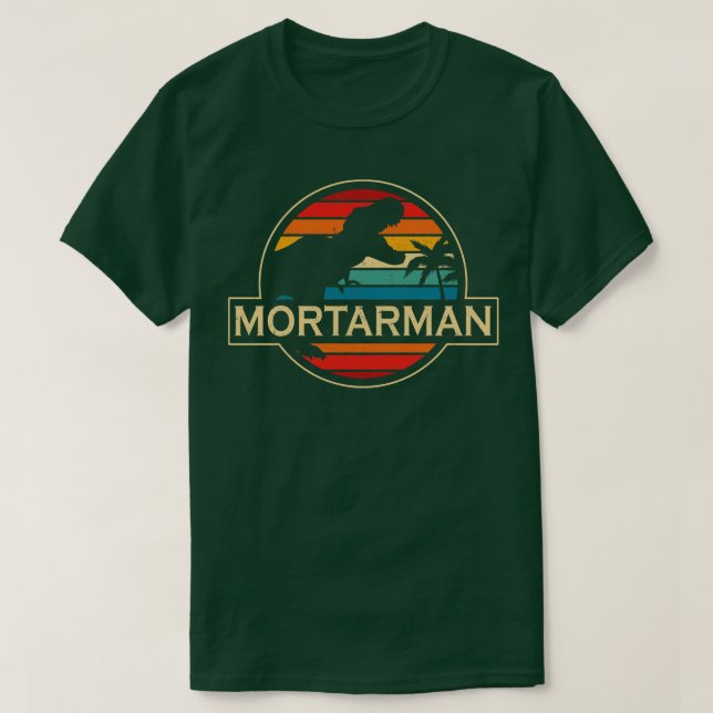 T-shirt Mortarman Dinosaur (Design devant)
