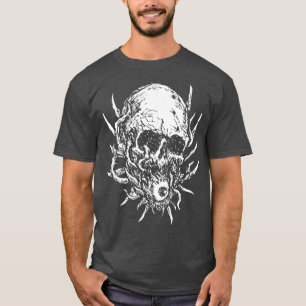 T-shirt Morte brutale Métal Vue éternelle Crâne de l'oeil 