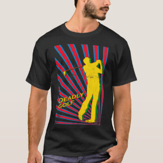 T-shirt mortel golf rétro