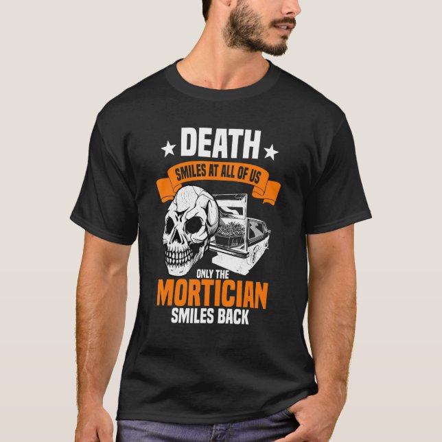 T-shirt Mortician Funeral Director Undertaker Mortuary Sku (Devant)