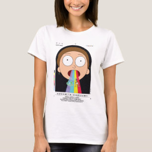 T-shirt Morty Goodbye Moonmen Citation Graphique