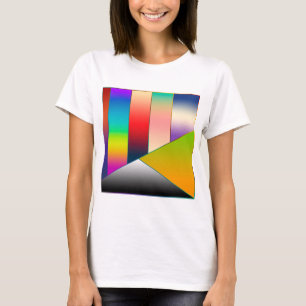 T-shirt MOSAIC rayures triangles couleur II + vos idées