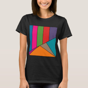T-shirt MOSAIC rayures triangles couleur III + vos idées