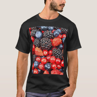 T-shirt Mosaïque Arrière - plan Berry-Fresh