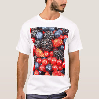 T-shirt Mosaïque Arrière - plan Berry-Fresh