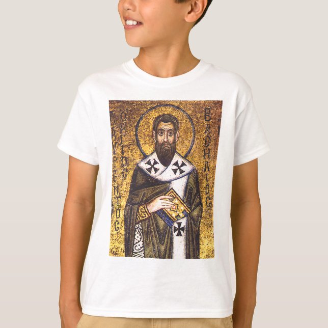 T-shirt Mosaïque de saint Basile le Grand (Devant)