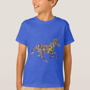 T-shirt Mosaïque légendaire brillante de cheval de licor