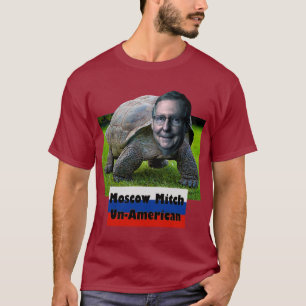 T-shirt Moscow Mitch est non-américain, tortue, drapeau, Z