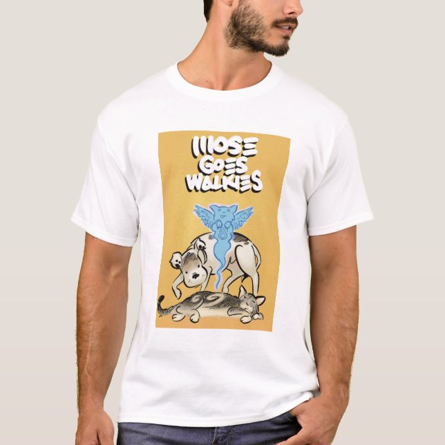 T-shirt Mose Goes Walker 9 Vit Chemise (Devant)