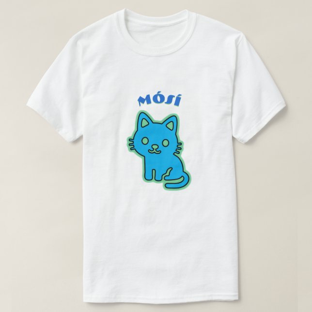 T-shirt Mósí - chat dedans (Design devant)