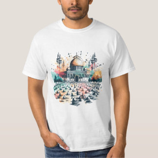 T-shirt Mosquée Al-Aqsa, Sauvez Gaza, Palestine Enregistre