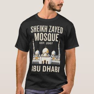 T-shirt Mosquée Sheikh Zayed Abou Dabi Émirats arabes unis