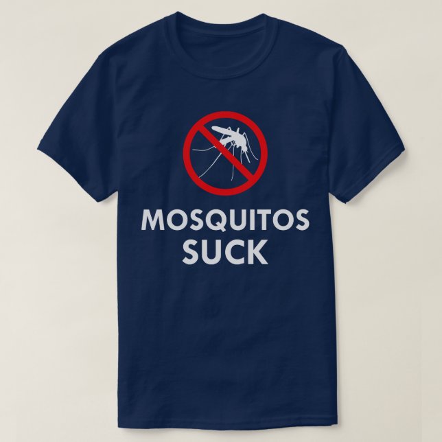 T-shirt Mosquitos Suck (Design devant)