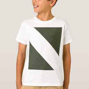 T-shirt Moss Green Bold Diagonal Kids Tee