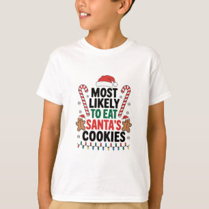 T-shirt Most Likely To Eat Santas