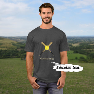 T-shirt Mot clé du softball slogan texte personnalisé