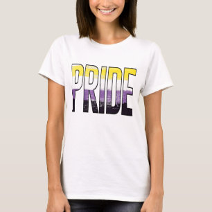 T-shirt Mot de fierté non binaire