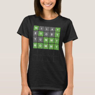 T-shirt Mot de la Fête des Mères Devinant Jeu Maman de Tod