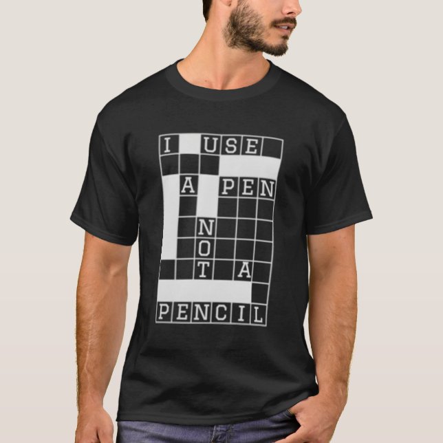 T-shirt Mot De Passage J'Utilise Un Stylo (Devant)