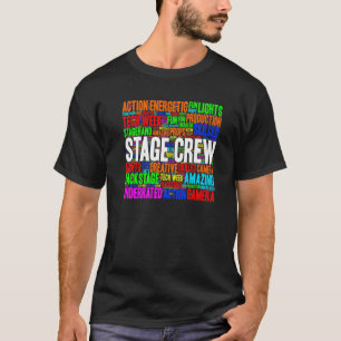 T-shirt Mot de théâtre de scène de l'équipe