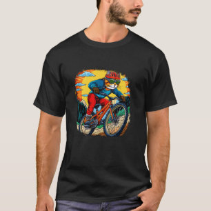 T-shirt Motard chat