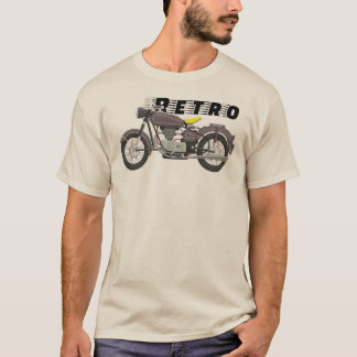 T-shirt Motard Vintage Moto Classique Rétro