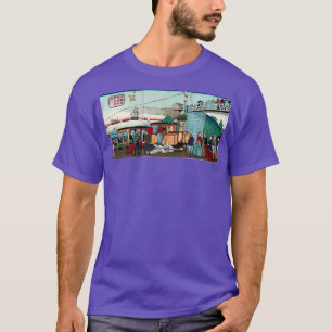 T-shirt Moteur À Vapeur Du Chemin De Fer À Takanawa Ikke