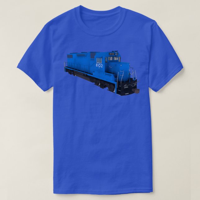 T-shirt Moteur de train ferroviaire 3 (Design devant)