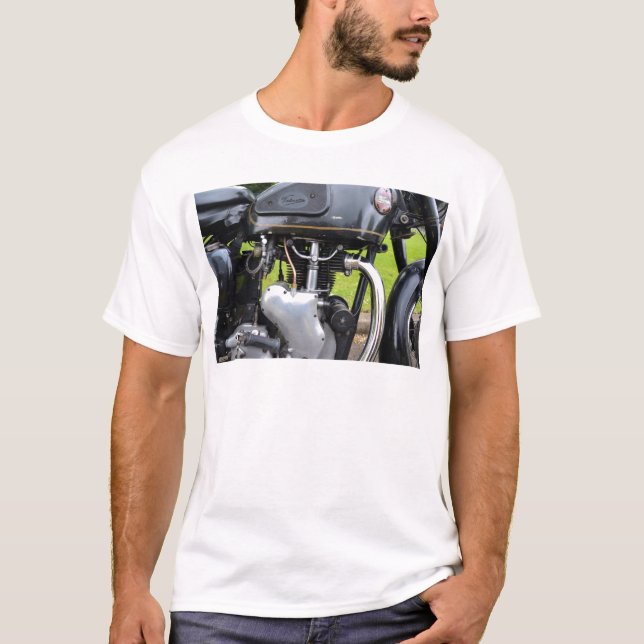 T-shirt Moteur de Velocette (Devant)