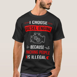 T-shirt Moteur diesel à poings