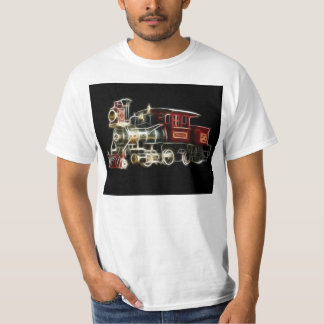 T-shirt Moteur locomotif de train de vapeur