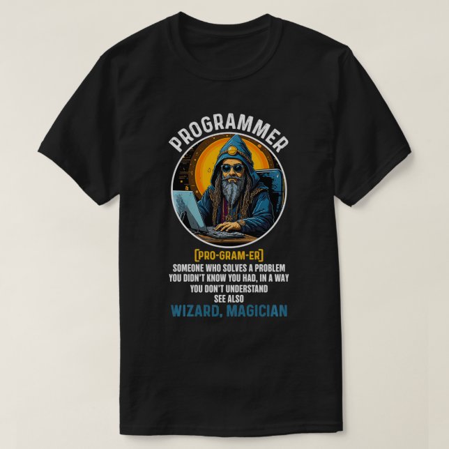 T-shirt Moteur logiciel de codage de définition de program (Design devant)