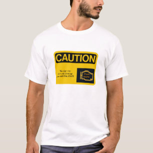 T-shirt Moteur-Lumière de PRÉCAUTION, moteur de contrôl