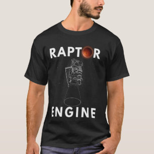 T-shirt Moteur Raptor Starship pour les explorateurs de l'